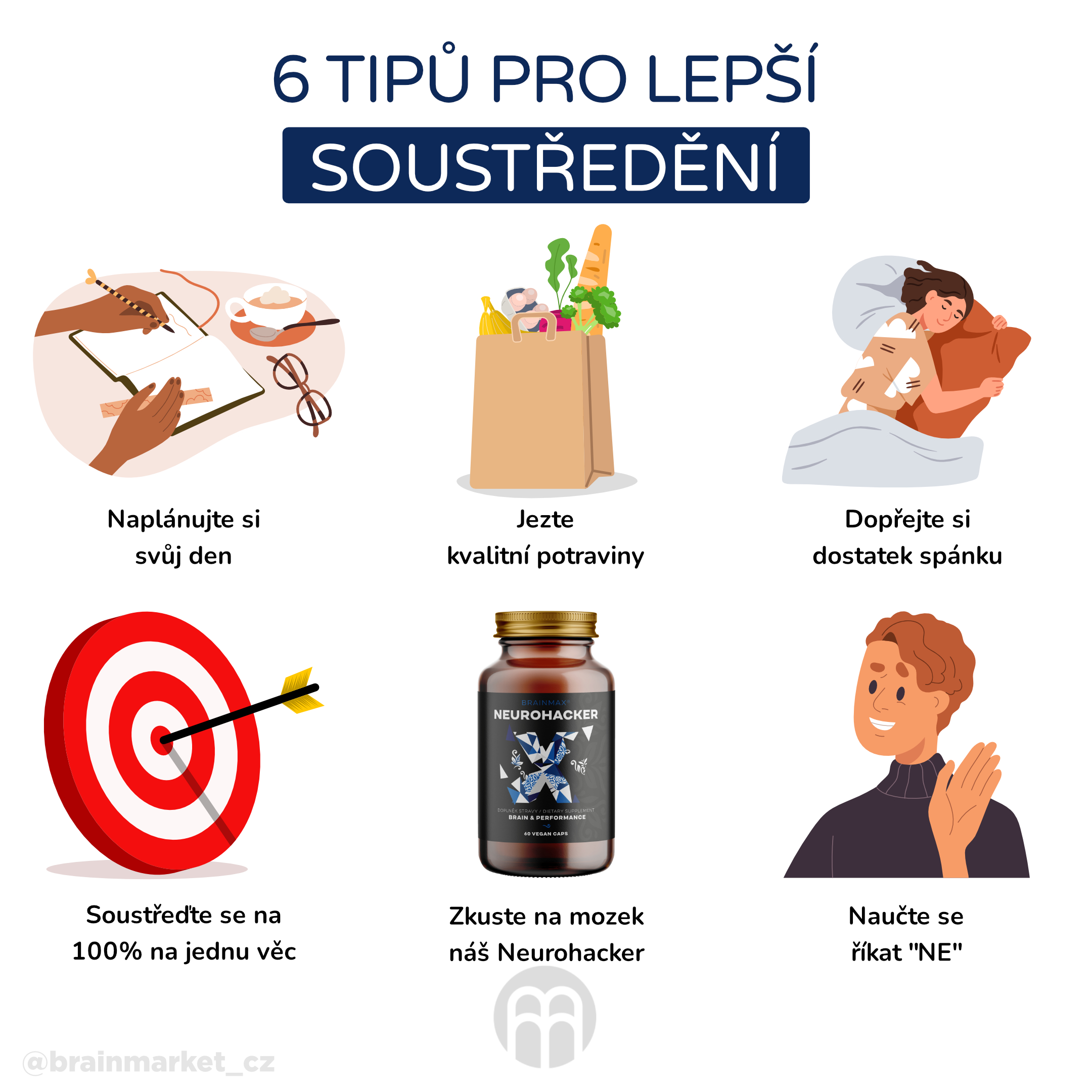 6 tipu pro lepsi soustredeni_infografika_cz